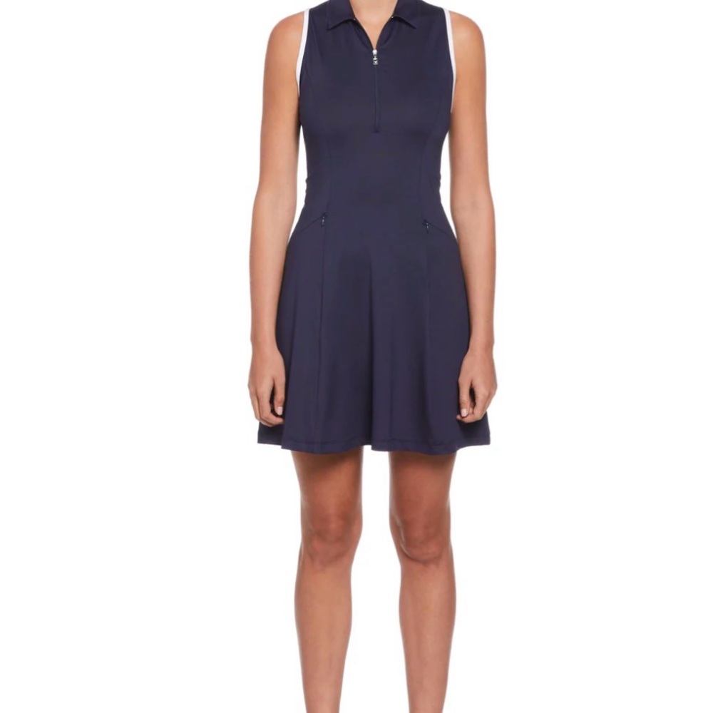 Callaway Navy/white Flounce Golf Dress sz XL NWT So cute!